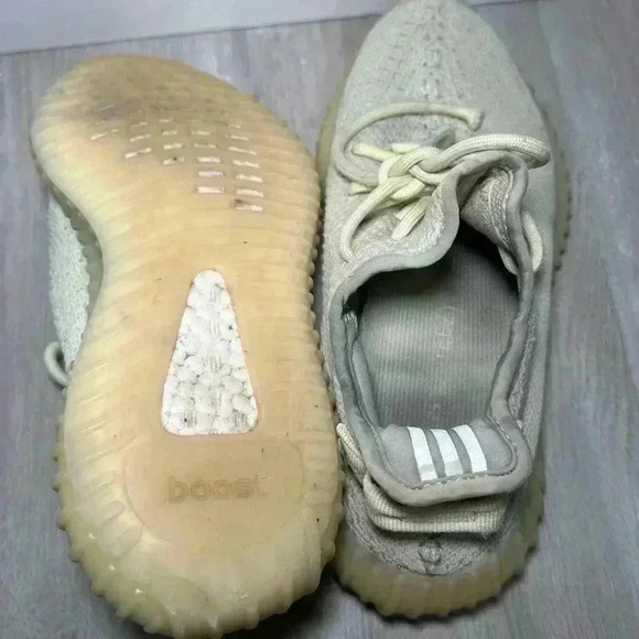 Adidas Yeezy Boost 350 v2 Butter Athletic Shoe, Men kids Sz 6 Knit, Gum Sole main image 6